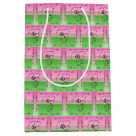 流麗な美しさのロゼール ヴァーティカル ギフトバッグ