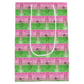 流麗な美しさのロゼール ヴァーティカル ギフトバッグ (裏面)