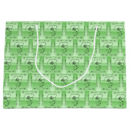 流麗な美しさの水平ギフトバッグ ラージペーパーバッグ