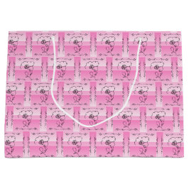 流麗な美しさ ローズ 横型 ギフトバッグ