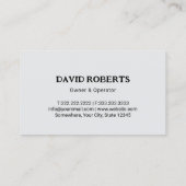 浄化槽揚水サービスプロフェッショナル 名刺 (裏面)