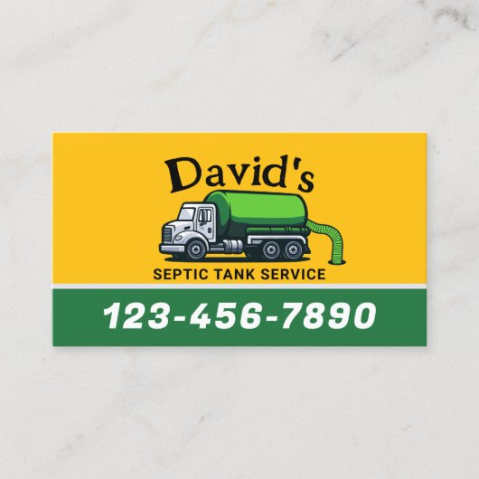 浄化槽揚水サービスプロフェッショナル 名刺 (正面)