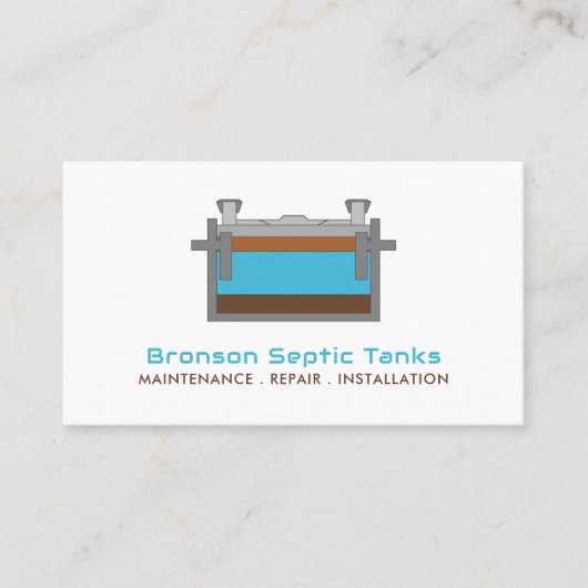 浄化槽、浄化会社、浄化技術者 名刺 (正面)