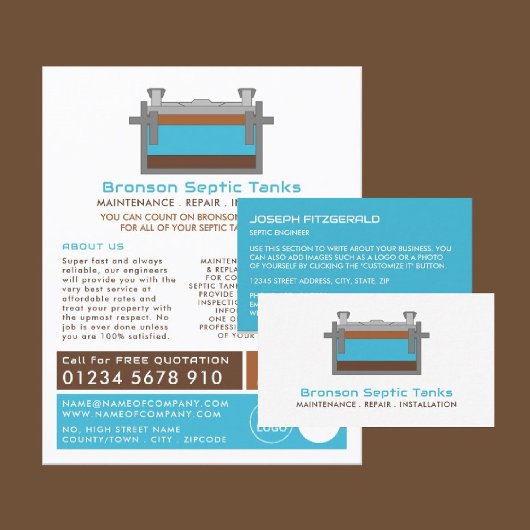 浄化槽、浄化会社、浄化技術者 名刺