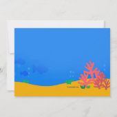 浅いダイブ招待状 招待状 (裏面)