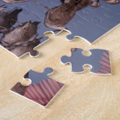 浅い水のウィレットとローズテスプーンビル ジグソーパズル (側面)