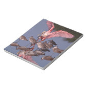 浅い水のウィレットとローズテスプーンビル ノートパッド (回転)