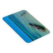 浅い海のアウトリガーカヌー マグネット (右側)