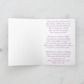 浅い深さのグリーティングカード カード (内部)