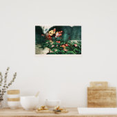 浅い湖に守備兵が!中国軍 ポスター (キッチン)