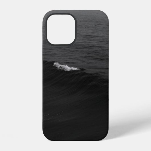 浅い焦点レンズの海洋波 iPhoneケース (裏面)