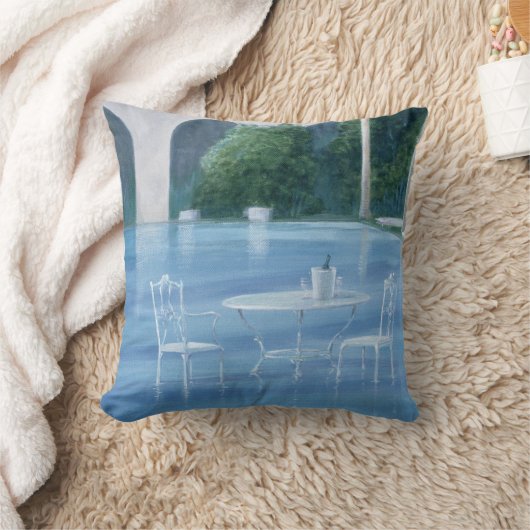 浅い端 クッション (ブランケット)