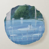 浅い端 ラウンドクッション (裏面)