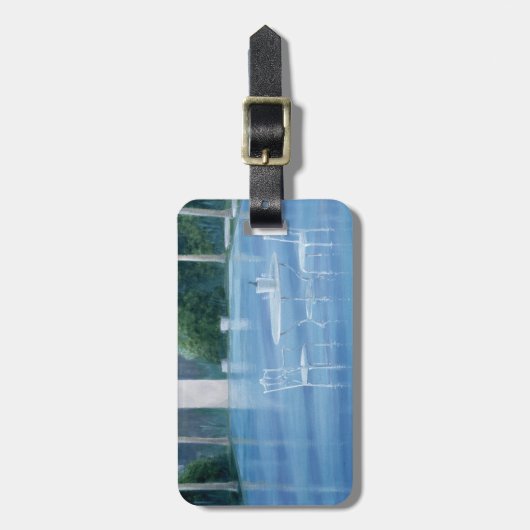 浅い端 ラゲッジタグ (正面縦)