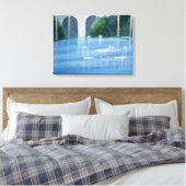 浅い終点 キャンバスプリント (インサイチュ (寝室))