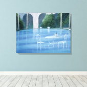 浅い終点 キャンバスプリント (インサイチュ (ウッドフロア))