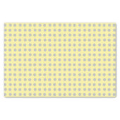 浅い黄色および灰色の水玉模様 薄葉紙 (正面)