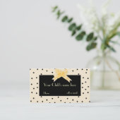 浅い黄色及び黒い女の子の演劇の日付カード コーリングカード (スタンド正面)