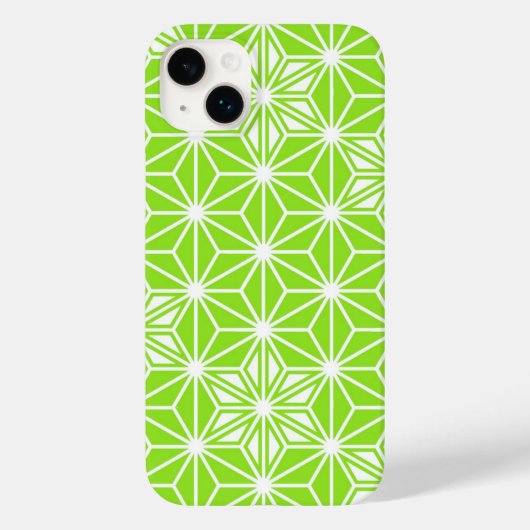 浅ノ葉模様 - 薄いライムグリーン Case-Mate iPhoneケース (裏面)