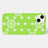 浅ノ葉模様 - 薄いライムグリーン Case-Mate iPhoneケース (裏面 (横))