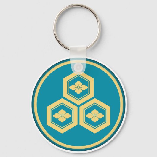 浅井氏家門 キーホルダー (正面)