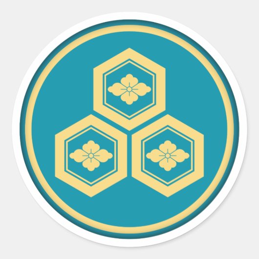 浅井氏家門 ラウンドシール (正面)