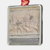 浅浮き彫りのパネル メタルオーナメント (左)