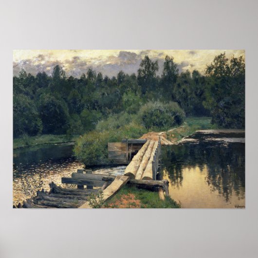 浅瀬で1892年 ポスター (正面)