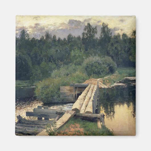 浅瀬で1892年 マグネット (正面)