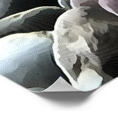 浅瀬エゲ芸術的アアート ポスター (角)