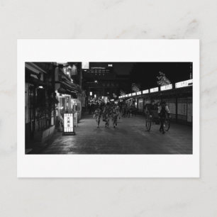 浅草の夕 stroll:東京, 日本 ポストカード