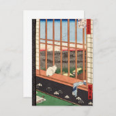 浅草リセフィールズと鳥の町フェスティバル サンキューカード (正面/裏面)