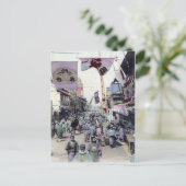 浅草劇場街1900年代の複製 ポストカード (スタンド正面)