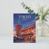 浅草寺 日本 ポストカード (スタンド正面)