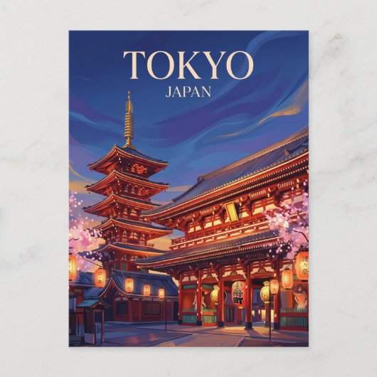 浅草寺 日本 ポストカード (正面)