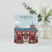 浅草寺 日本 ポストカード (スタンド正面)