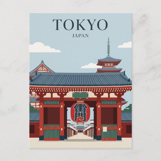 浅草寺 日本 ポストカード (正面)