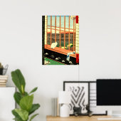 浅草田んぼ 歌川広重 1857 ポスター (ホームオフィス)