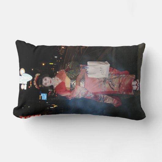 浅草芸者ネオ東京 ランバークッション (正面)