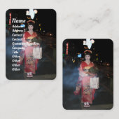 浅草芸者ネオ東京 名刺 (正面/裏面)