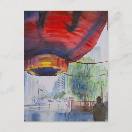 浅草，日本 ポストカード (正面)