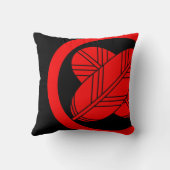 浅野家門日本の家紋枕 クッション (裏面)