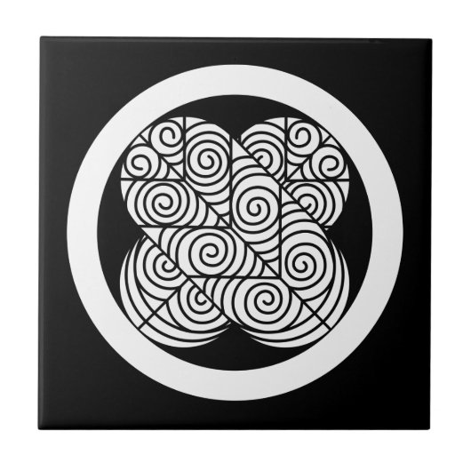 浅野鷹の羽 タイル (正面)