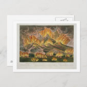 浅間山の地震と噴火 ポストカード (正面/裏面)