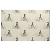 浜に引き上げられたタコ ファブリック (ファットクウォーター)