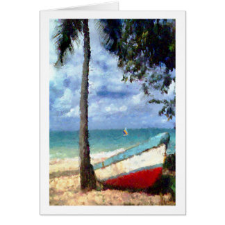 浜に引き上げられる