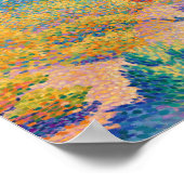 浜辺の二人の女絵画たち ポスター (角)