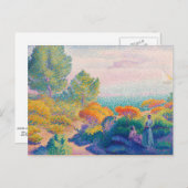 浜辺の二人の女絵画たち ポストカード (正面/裏面)