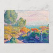 浜辺の二人の女絵画たち ポストカード (正面)