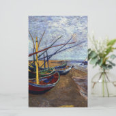 浜辺の漁船 便箋 (スタンド正面)